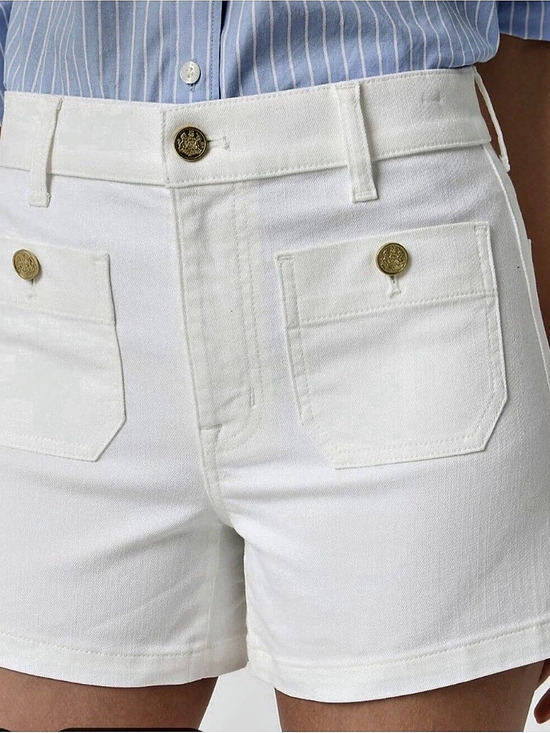 J. Crew Pants - J.Crew Utility Short White Jean Shorts Waist 25 NWT